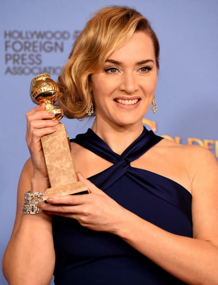 schöne Abendkleider Golden Globes 2016 Kate Winslet