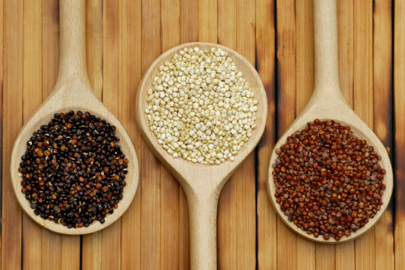 vegane Ernährung gesund Quinoa verschiedene Sorten