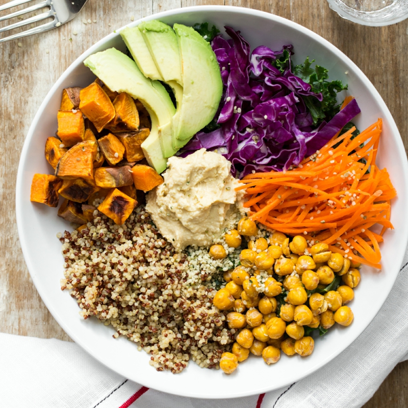 vegane Ernährung gesund Salat Veganismus