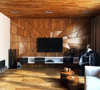 63 Wandpaneele aus Holz, die den Raum ganz individuell erscheinen lassen