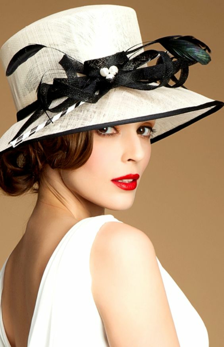 Damenhüte Damenmode und Stylingstipps eleganter Damenhut
