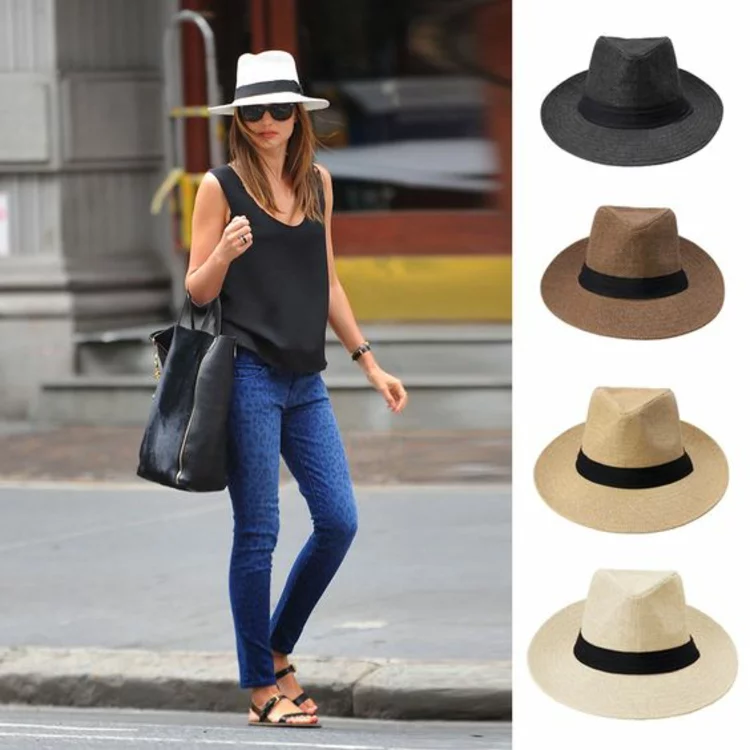 Fedora Damenhüte Sommerhut für modebewusste Damen aktuelle Damenmode 