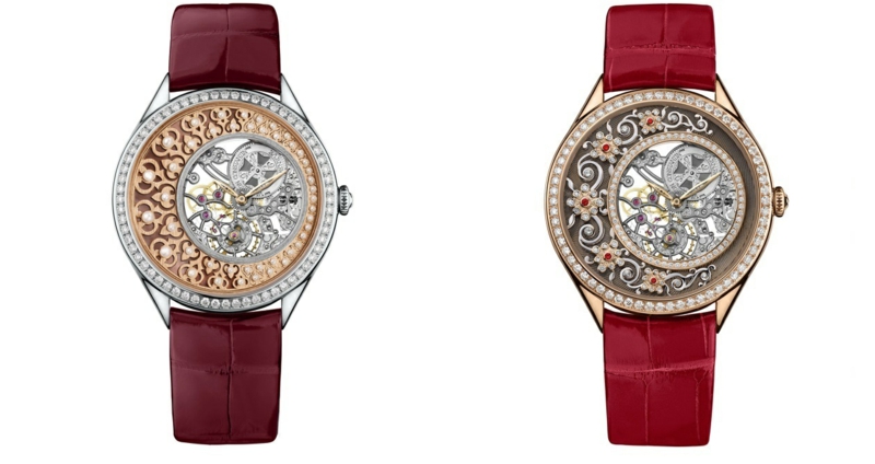 Damenuhren elegantes Design rote Uhrenarmbänder Leder