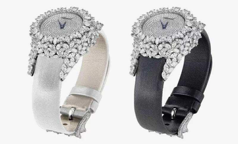 Designer Damenuhren elegantes Design mit Diamanten bestückt