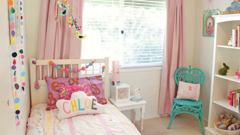 Einrichtungsideen Kinderzimmer gestalten Mädchen Deko Ideen Pastellfarben