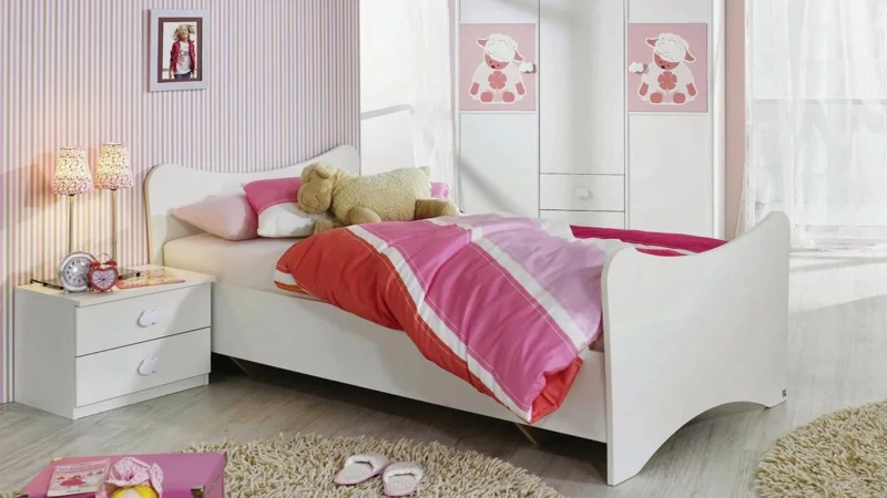 Einrichtungsideen Kinderzimmer gestalten Mädchen Kinderbettwäsche Mädchenzimmer