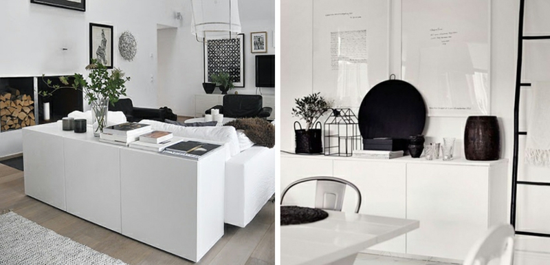 Ikea Besta Möbel Küche und Wohnzimmer Einrichtung