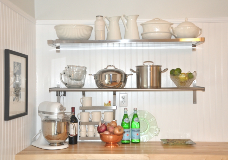 Ikea Küchenregale moderne Regalsysteme Stauraum Ideen