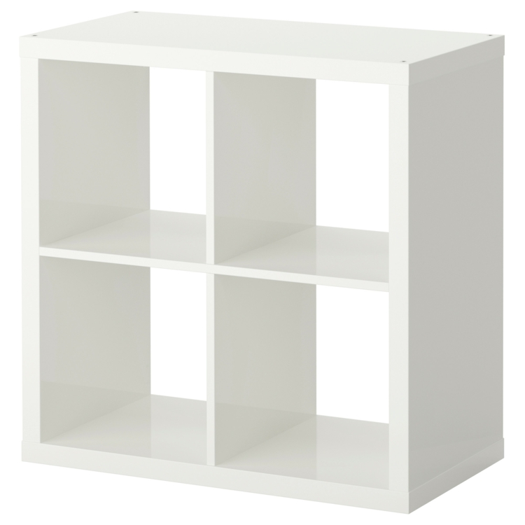 Ikea Regale praktisches Holzregal klein weiß Stauraum Ideen