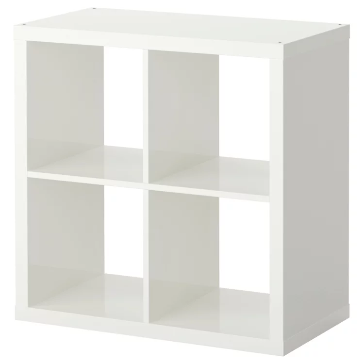 Ikea Regale praktisches Holzregal klein weiß viel Stauraum moderne Einrichtungsideen