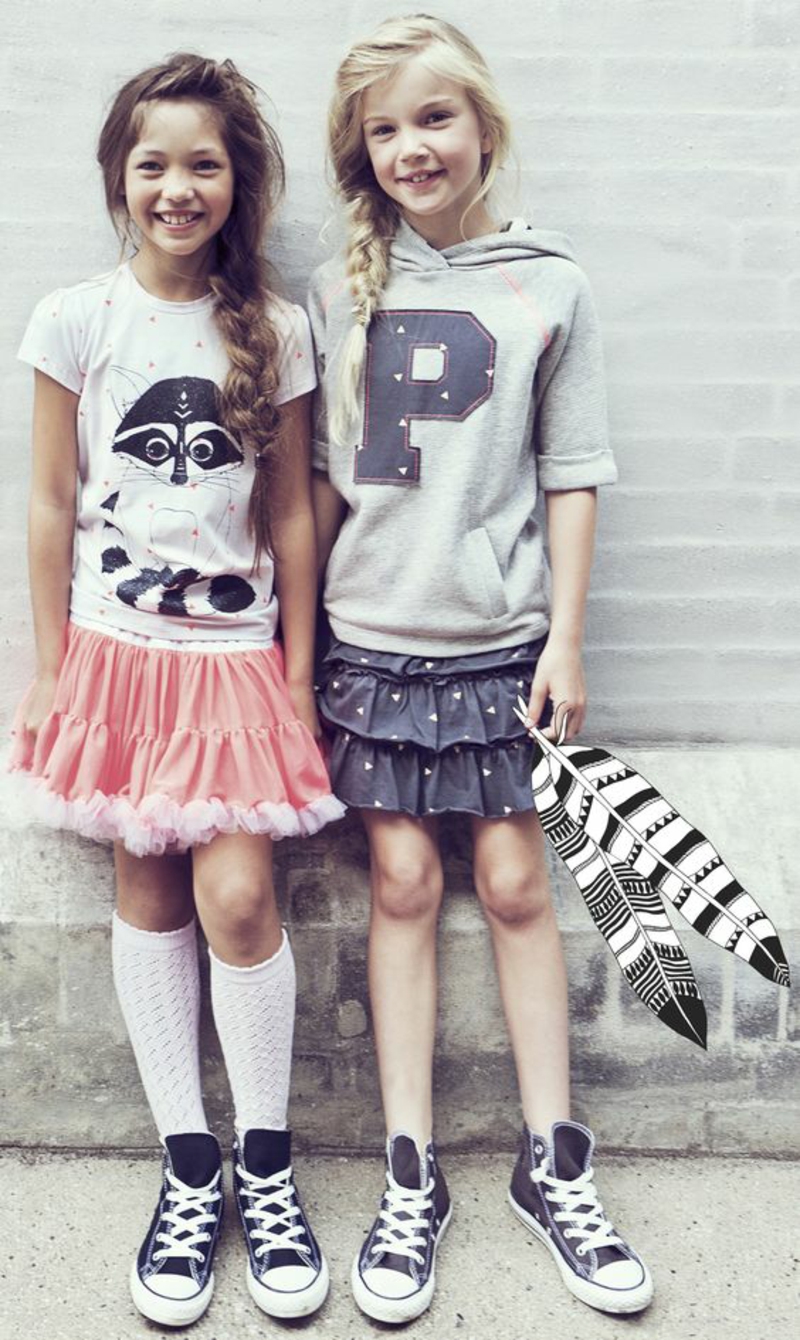 Kinderbekleidung Trends aktuelle Straßenmode Mädchen