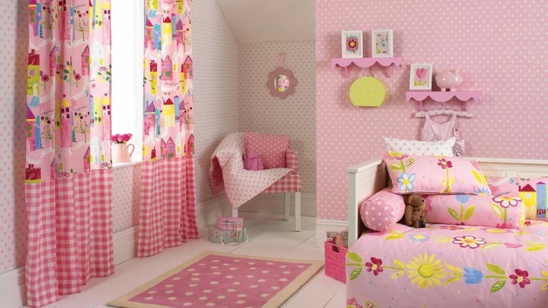 Kinderzimmer gestalten Mädchen Kinderzimmergestaltung rosa Mädchenzimmer