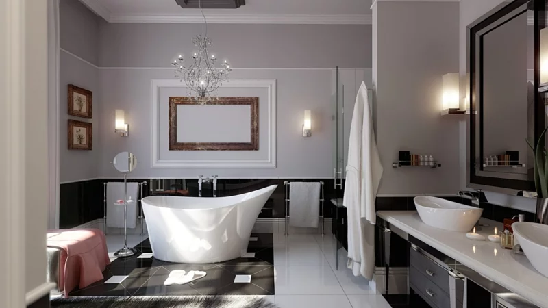 Luxus Badezimmer einrichten Badaccessoires und Badzubehör
