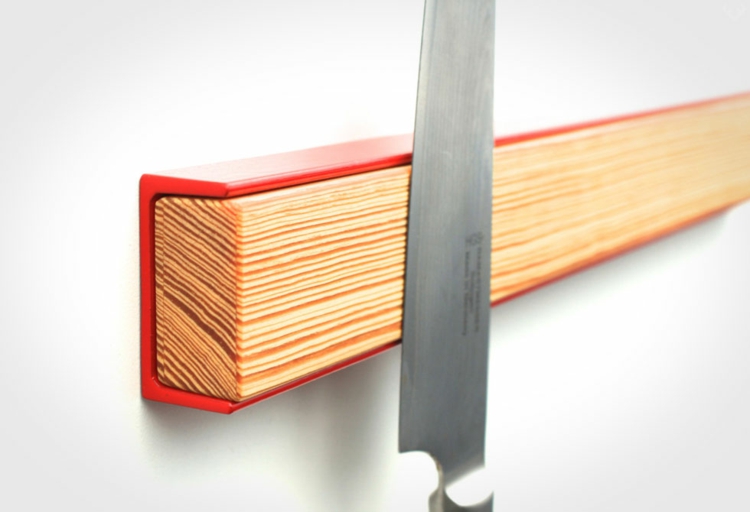 Magnetleiste für Messer Küchenzubehör LumberJac rot