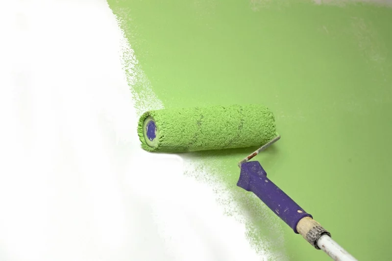 Wandfarben Ideen Hellgrün Wände streichen Farbideen