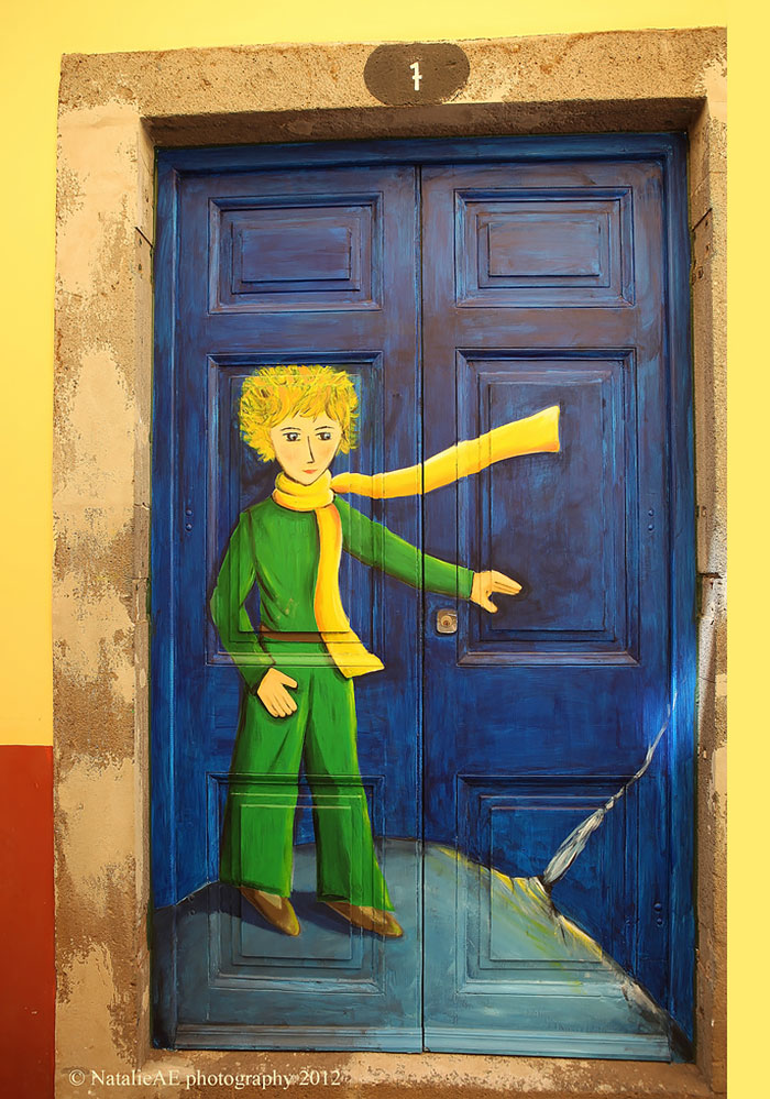 alte Haustüren neu gestalten der kleine Prinz DIY Ideen