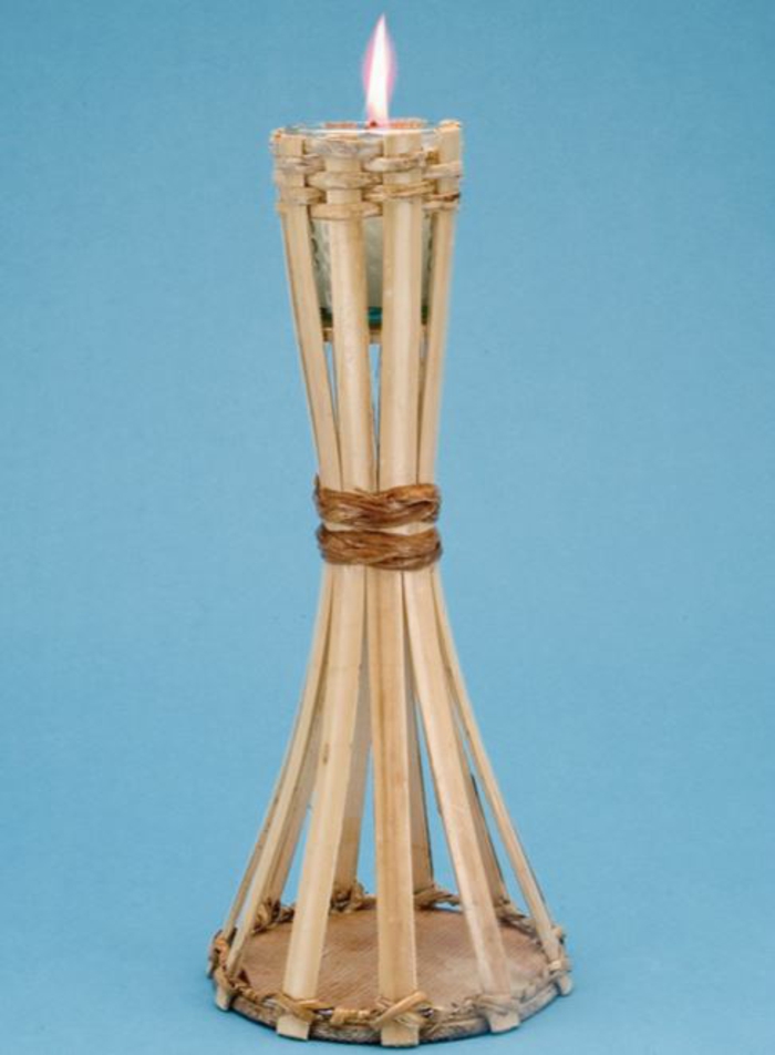  deko ideen deko aus bambus wanddeko windspiel kerzenhalter