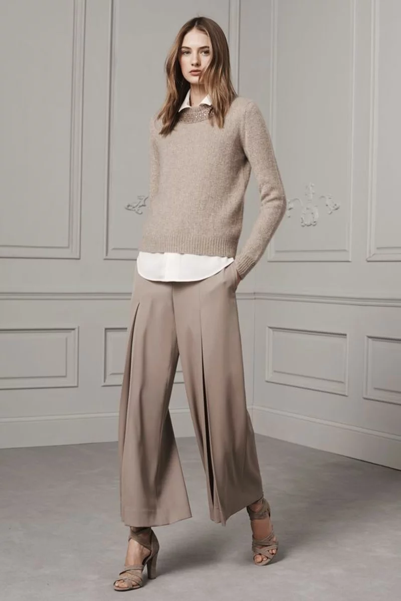 beige Kleider Trendfarben neue Modetrends 2016 Ralph Lauren