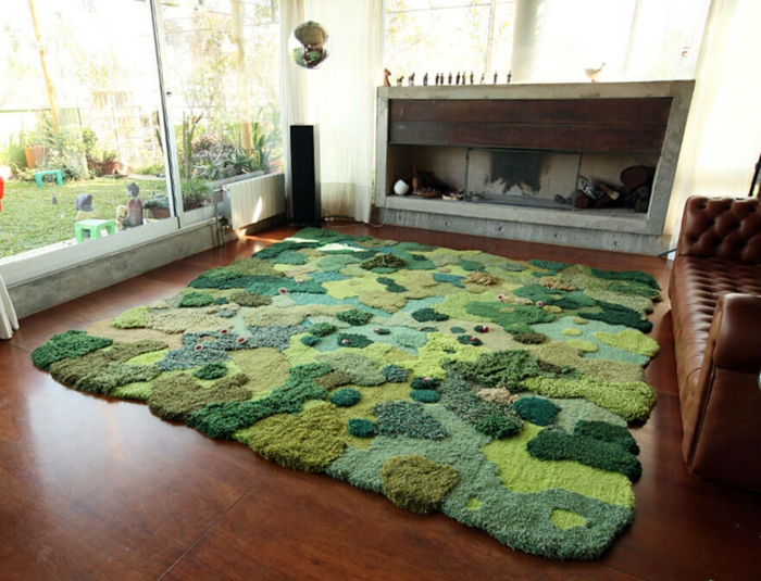 designer teppich indoor garten naturlandschaft look teppichboden teppichläufer