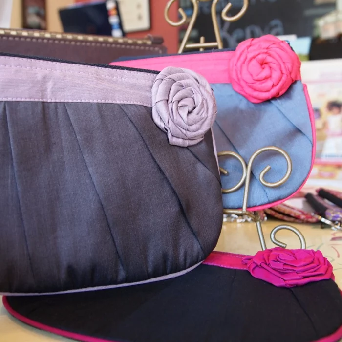 fairtrade produkte damentaschen stoff lila violett
