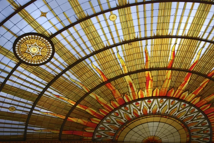 glas bemalen vitragen fenster moderne designs spanische kupel2