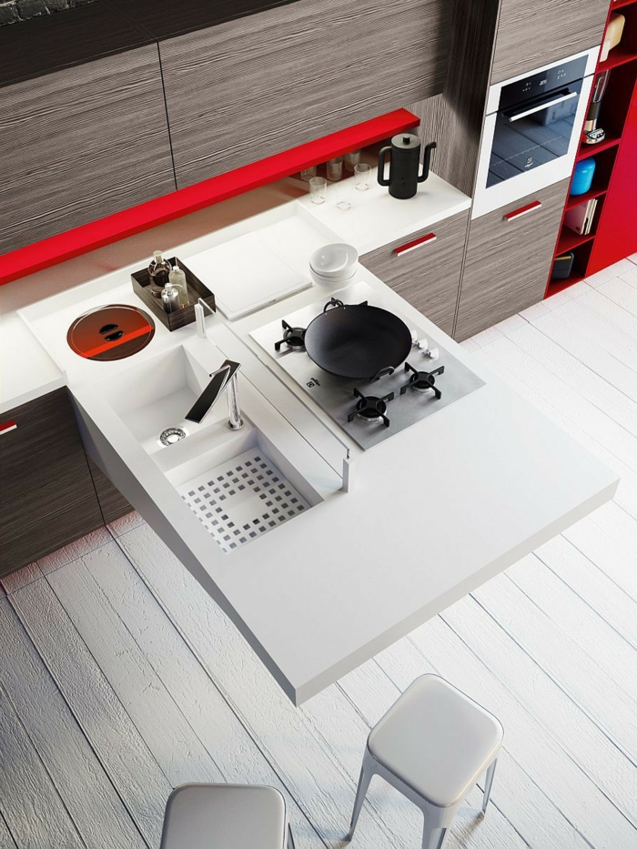 kochen tipps moderne kücheneinrichtung weiße köchenmöbel kochplatte
