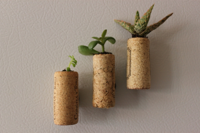 kreatives basteln pflanzenbehälter wanddeko ideen