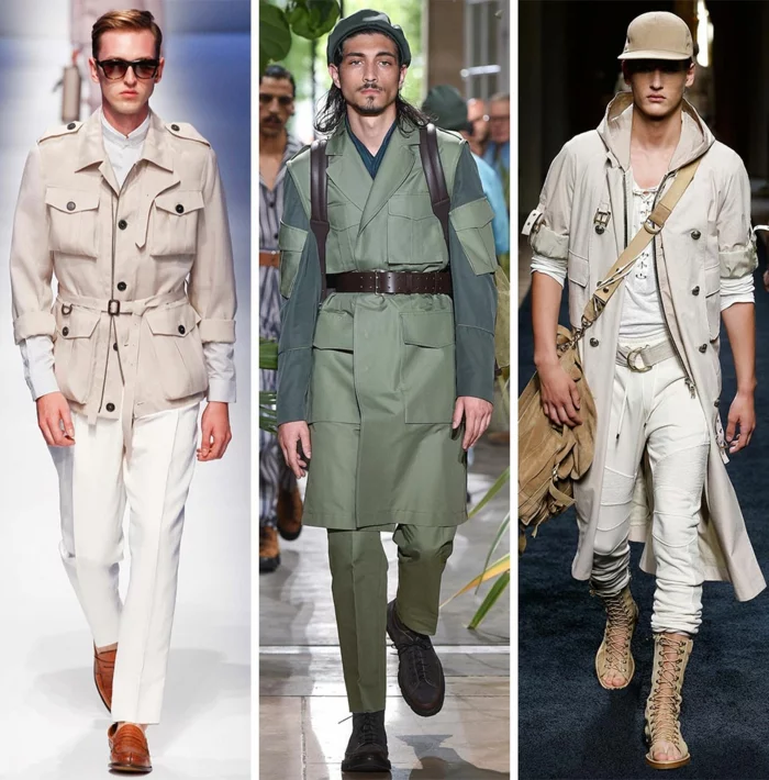 männermode trends 2016 elegante hosen casual mode military stil urban