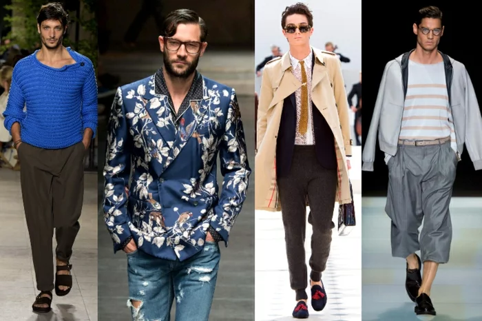 männermode trends 2016 jeans sakko pullover männeranzug elegante hosen casual