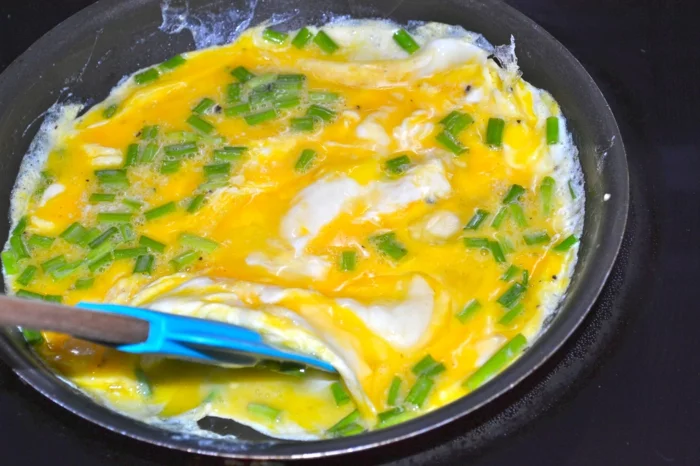 schnelles essen schnelles gesunde essen ei omelett käse