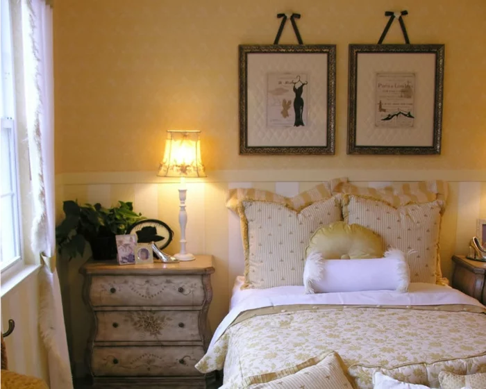 shabby chic kommode anrichte antike möbel vintage stil schlafzimmer nachttisch nachtkonsole florale muster