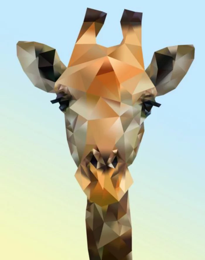 wohntrends wohnideen einrichtungsideen lowpoly girafe
