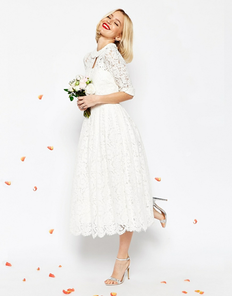 ASOS Brautmode Kleid für Standesamt elegant