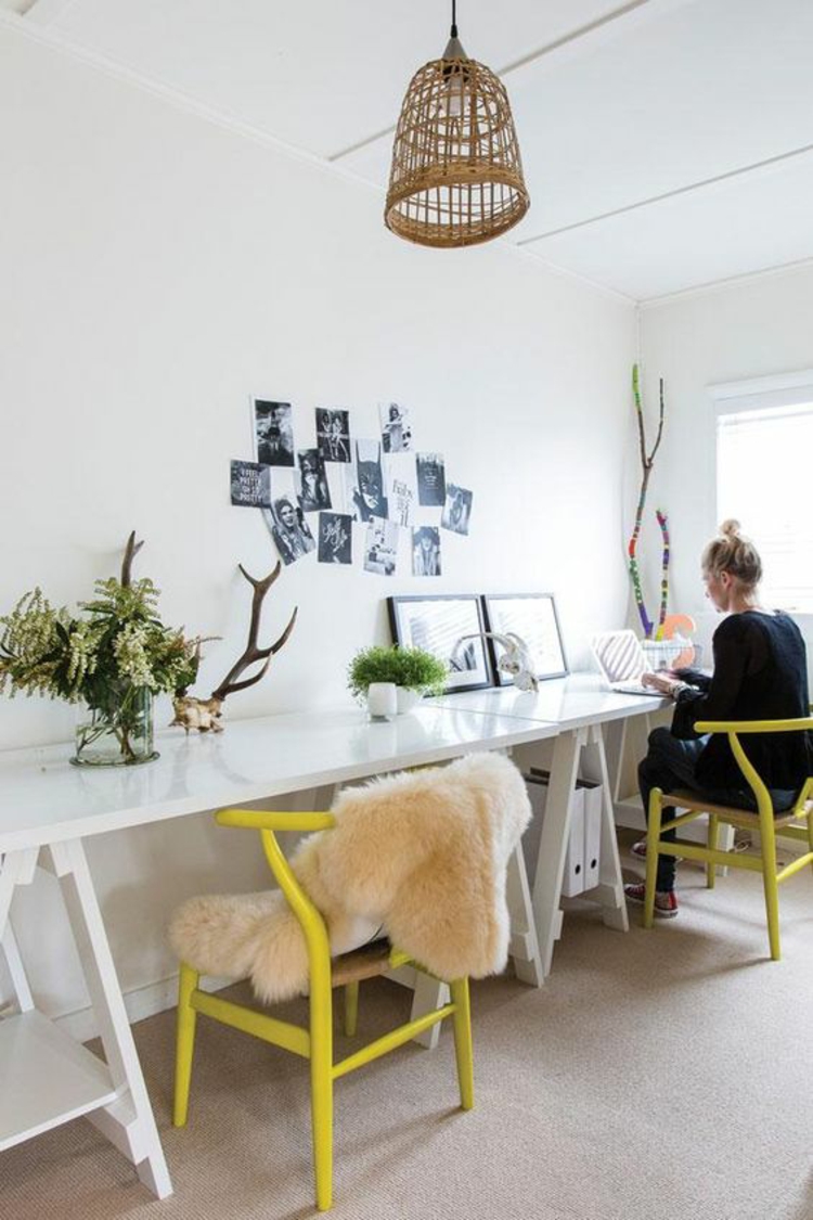 Büromöbel ergonomische Stühle Home Office skandinavisch einrichten