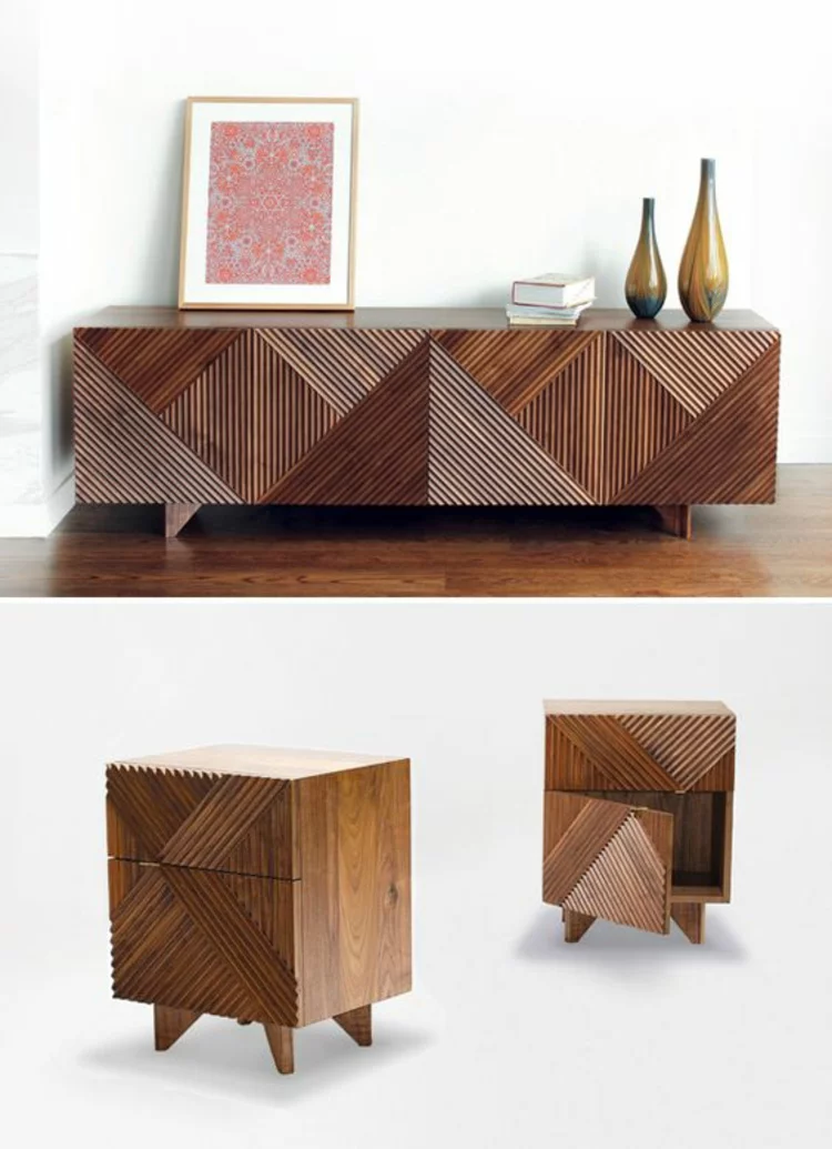 Designer Möbel online Wohnzimmermöbel Sideboards Holz