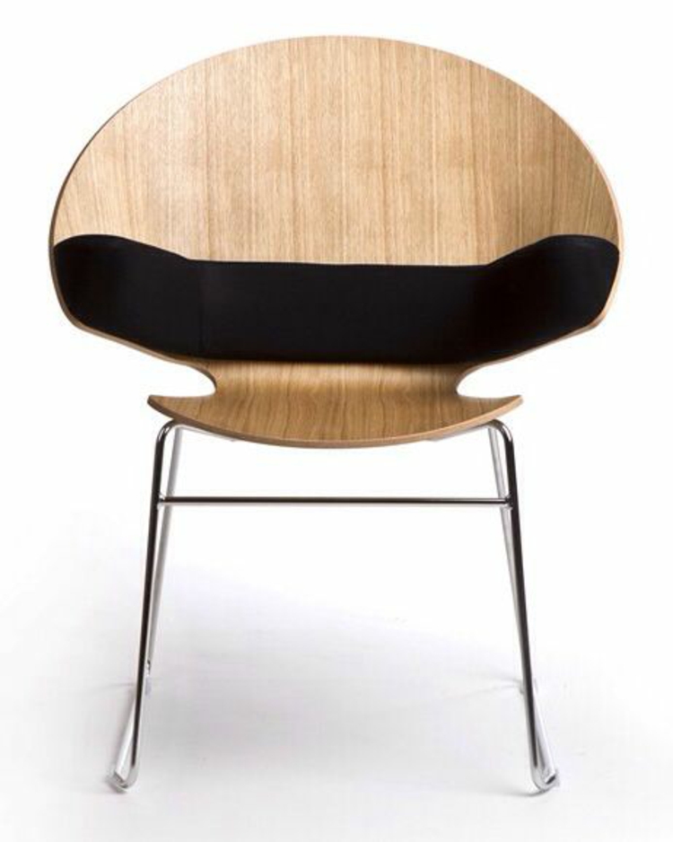 Esszimmerstühle ergonomische Stühle Holzstuhl mit Polsterteil Rücken