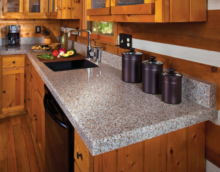 Granitarbeitsplatten Vorteile Küchengestaltung Ideen Holzküche