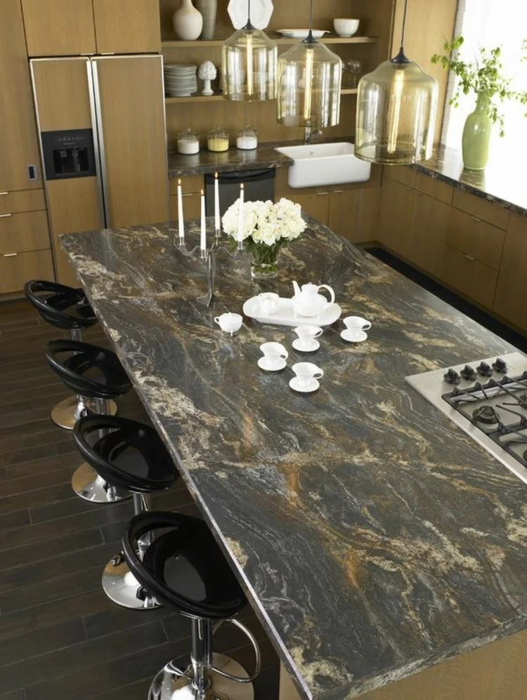 Küchenarbeitsplatten Granit Küchengestaltung Ideen Granitarbeitsplatte