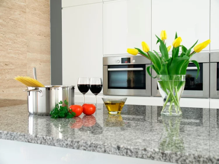 Küchenarbeitsplatten Granit Vorteile moderne Küchengestaltung