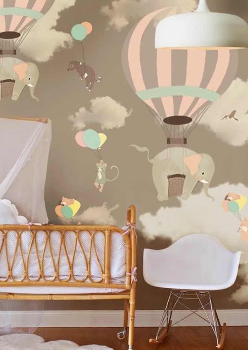 Mustertapeten Babyzimmern Tapeten für Kinderzimmer gestalten