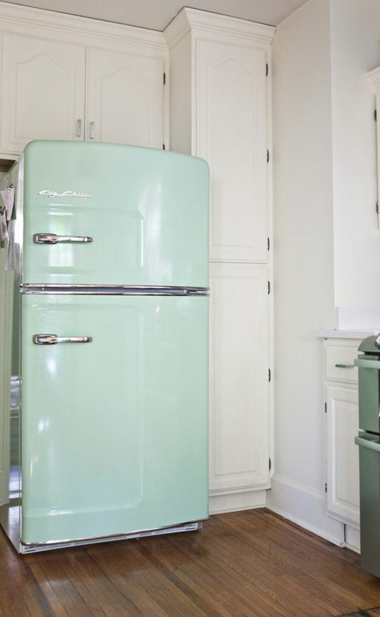 Retro Kühlschränke mintgrün Einrichtungsideen Retro Stil