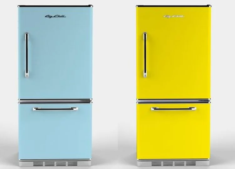 Retro Kühlschränke mintgrün Küchengeräte vintage Küchengestaltung