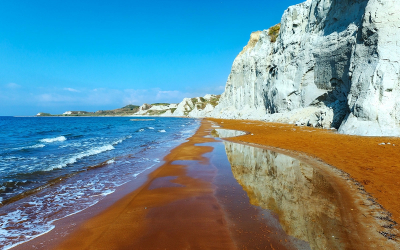 die schönsten Strände der Welt Xi Beach Greece