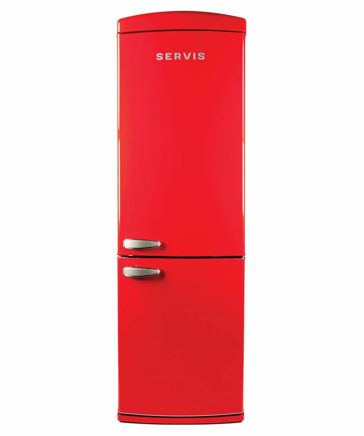 amerikanische Kühlschränke Servis rot