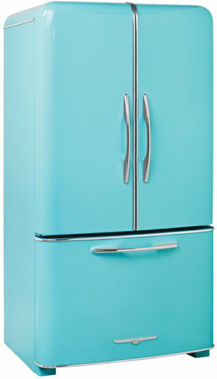 amerikanische Retro Kühlschränke mintgrün groß