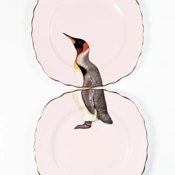coole bastelideen tisch platten yvonne ellen pinguin tischdeko