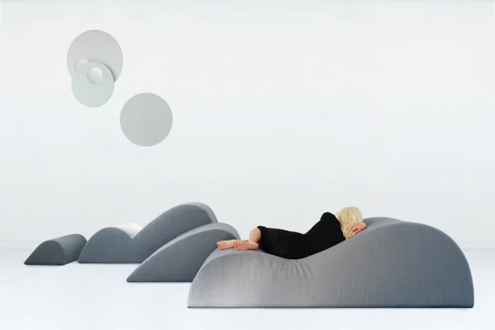 französische möbel modernes design graue liegen dünen ergonomische polstermöbel smarin
