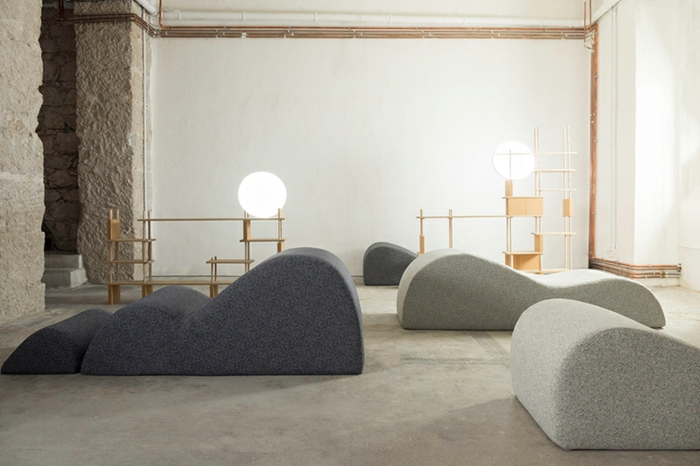 französische möbel modernes design nap bar dubai smarin graue polster liegen ergonomisch