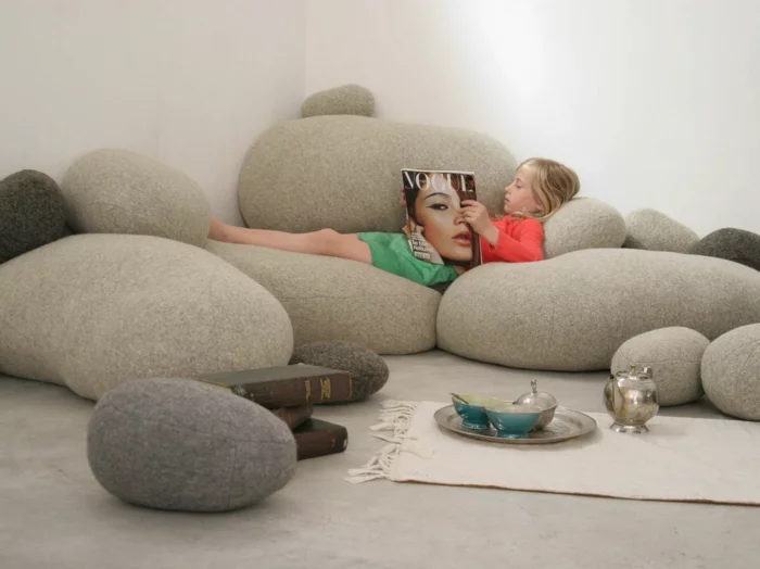französische möbel modernes design smarin livingstones esitzkissen hocker liege