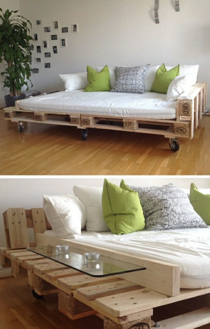 recycling möbel sofa paletten beistelltisch praktisch